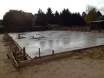 Fundament, Bau der Trauerhalle